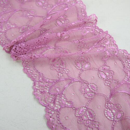 1 Yard 16cm Width Elastic Stretch Lace Trim DIY Headband Sewing/garment Elastic Lace