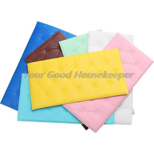 3D Wall Stickers Self-adhesive Thicken Tatami Anti-collision Wall Mat