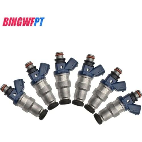 6pcs New Fuel Injectors 23250-75040 23209-75040 For Toyota Tacoma 2.4L L4 Hilux RZN148 RZN168 2RZFE