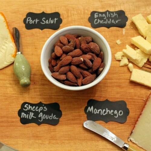 88pcs Chalkboard Labels, Waterproof Reusable Chalkboard Storage Stickers for Container with 1 White Chalk Markers