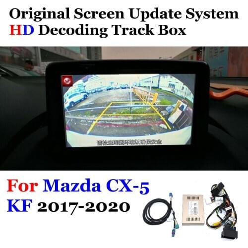 Reversing Camera For Mazda CX-5 CX5 KF 2017 2018 2019 2020 Interface Backup Parking Front Rear Camera Display Improve Decoder