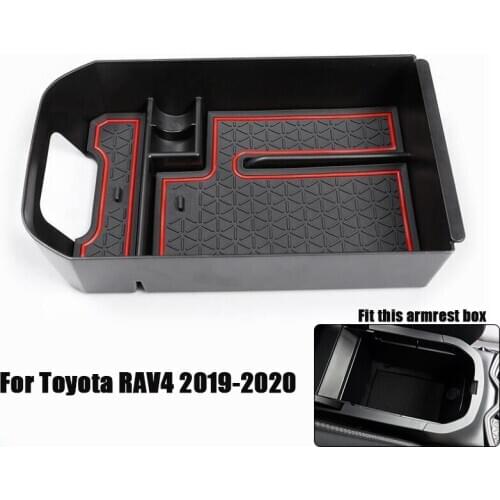 Car Accessories Central Armrest storage Box For Toyota Fortuner Hilux Alphard Tundra Sequoia 4Runner Tacoma IZOA C-HR Prius RAV4