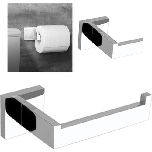 Toilet Paper Roll Holder Stainless Steel Bathroom Lavatory Rustproof Brushed