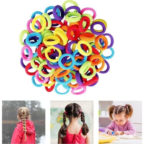 50 Pcs Elastic Hair Bands for Children Hair Accessories Women Soft Hair Rings Girls Hair Band Headwear 2021