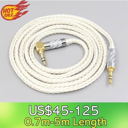 LN007670 16 Core OCC Silver Plated Headphone Cable For Fostex T50RP Mk3 T40RP Mk2 T20RP Mk2 Dekoni Audio Blue