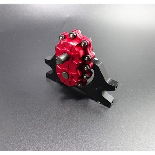 RC Truck Metal Transfer Case Fit For 1/14 RC Tamiya Tractor Trailer BEENZ SCANIA MAN VOLVO KING Remote Control Toys Truck