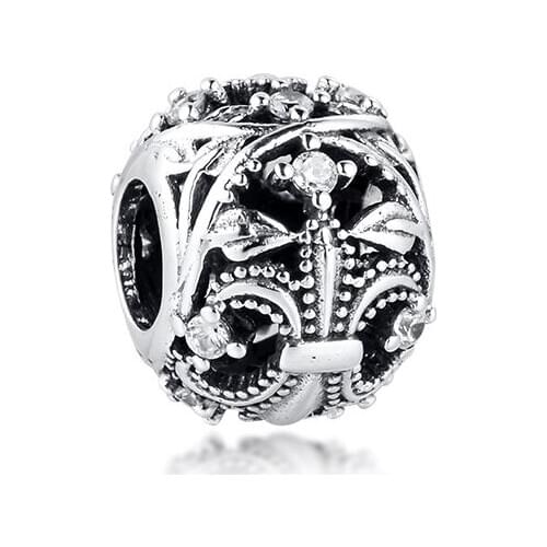 Charms 925 Silver Original Fit Pandora Bracelets Sterling Silver Fleur-De-Lis Charm Beads for Women diy Jewelry