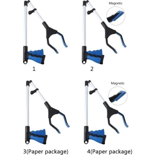 Durable Long Arm Trash Picker Foldable Gripper Pick Up Grabber Lightweight Extender Gripping Rubbish Litters Garbage M4YD