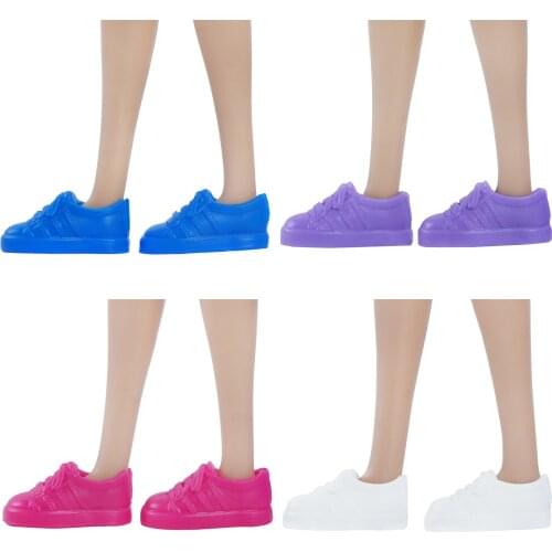 High Quality Flat Shoe Colourful Sandals Platform Shoes Dress Up Daily Casual Sneakers DIY Accessories for Barbie Doll DIY Toy