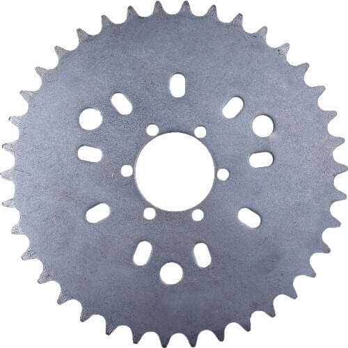 Silver CNC Adapter 38T Sprocket Fit 49cc 50cc 66cc 80cc Motorized Bike