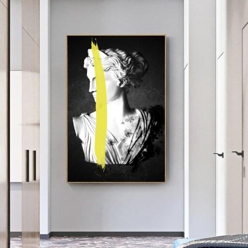 Sculpture of Artemis Goddess Canvas Art Posters and Prints Ancient Greek Paintings Nordic Art Pictures for Home Decoration