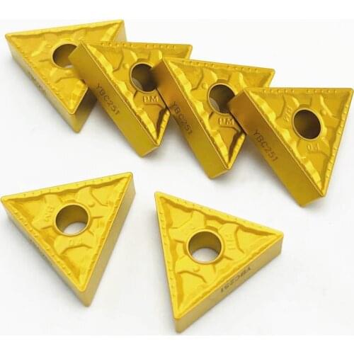 Parts TNMG160404 YBC251 TNMG 160404 PM YBC251 Carbide turning inserts Stainless steel turning tool parts Lathe tool TNMG 160404
