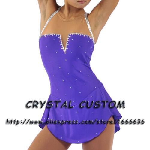 2016 Custom Ice Skating Dresses For Women Graceful New Brand Figure Skating Dress For Competition DR2758