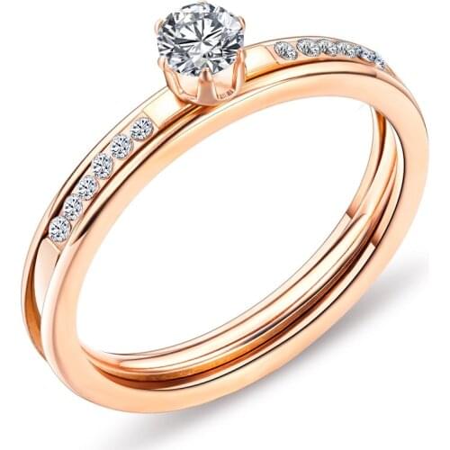 Женские золотые кольца ZYSTORY China At AliExpress