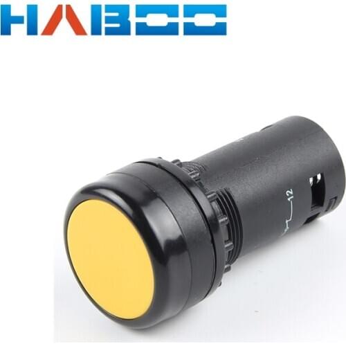 1PCS PACKING dia.22mm momentary push button switch 1NO+1NC reset switch 5A300V