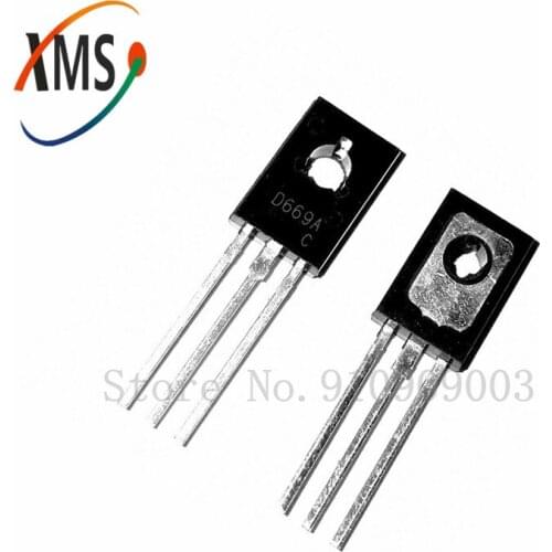 10PCS 2SD669A TO-126F 2SD669 D669A D669 TO-126 Triode new and original