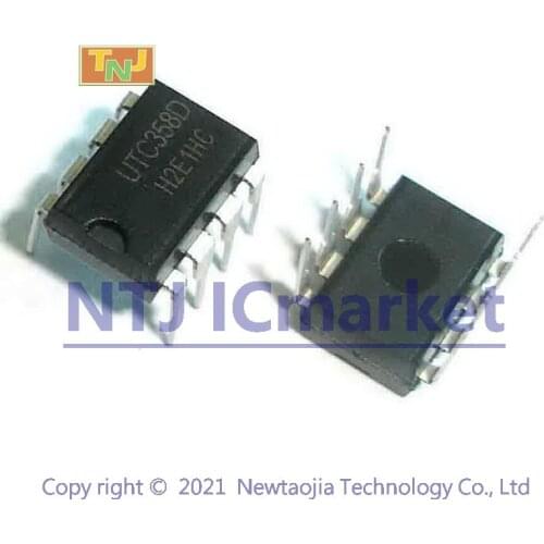 10 PCS UTC358D DIP-8 UTC358 DUAL OPERATIONAL AMPLIFIERS IC Chip