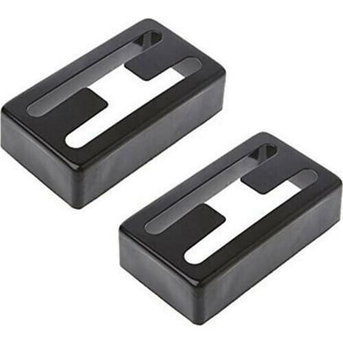 2 Pcs H-type Hole Brass Humbucker Pickup Cover for Electric Guitar