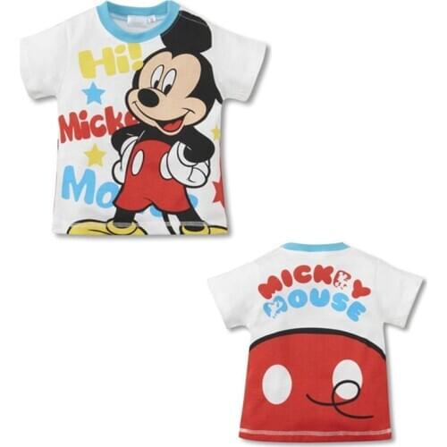 2021 Daisy Duck Summer Kids Boys girls TShirt mickey minnie Stitch Cartoon cars Cotton Children T-shirt Tops Clothing