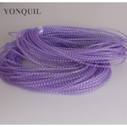 24 Colors Metallic 4MM Tubular Horsehair Crinoline Tube Crin Braid Trimming for Hair Accessories Decor 100Yard/lot Free Shipping