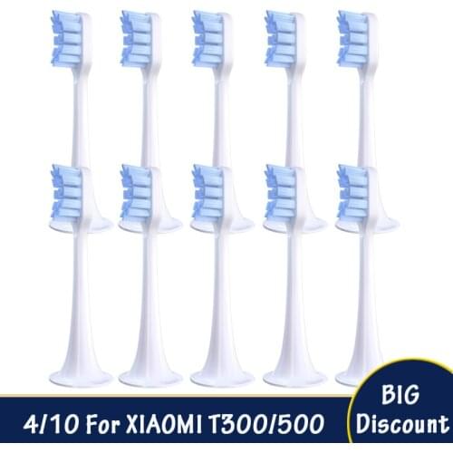 4-10Pcs Set for Xiaomi Mijia Electric Toothbrush Head T300,T500 Smart Acoustic Clean Toothbrush Heads 3D Brush Head Combines