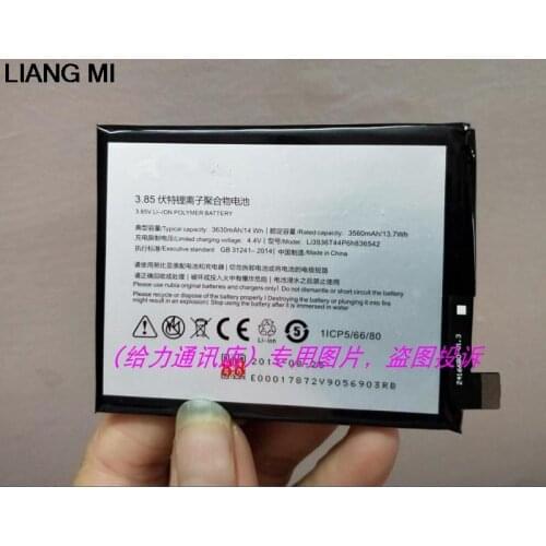 Li3936T44P6h836542 3630mAh Battery For ZTE/Nubia Nubia M2, Nubia M2 Dual SIM, Nubia M2 Dual SIM TD-LTE, NX551J with Tools