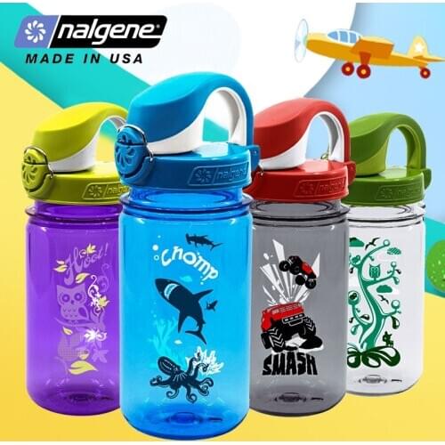 Nalgene Kids Sports Water Cup Creative Cartoon Leakproof Water Bottles Outdoor Portable Childrens Cups Drinking Bottles 350ML