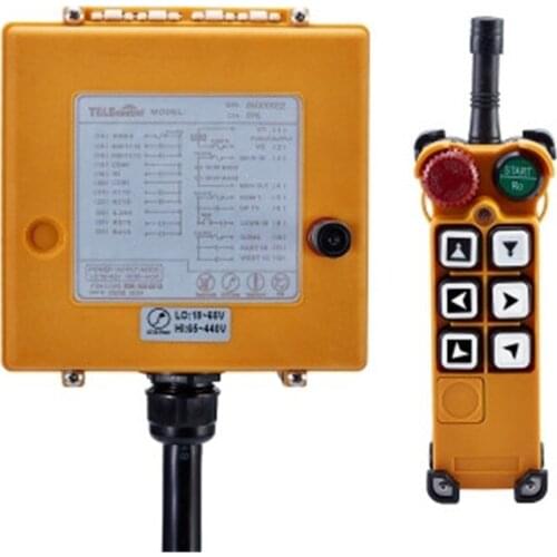 Telecontrol F26-C1 Radio wireless Industrial remote control 6 single speed button 18-440V for crane and hoist