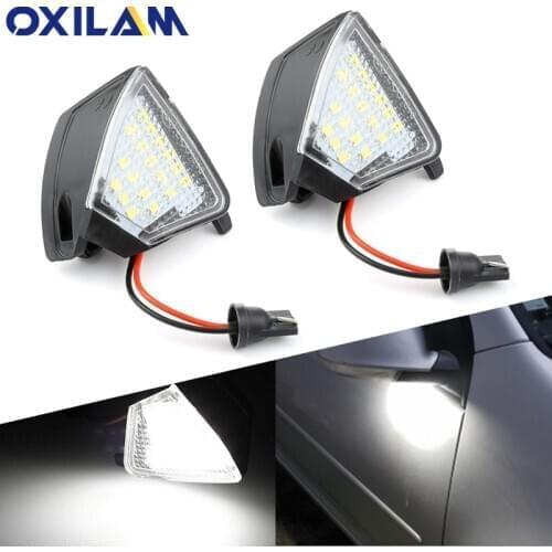 For VW GOLF 5 GTI V MK5 Jetta Passat B5.5 B6 Sharan Superb EOS LED Side Rearview Mirror Floor Ground Lamp Puddle Welcome Light