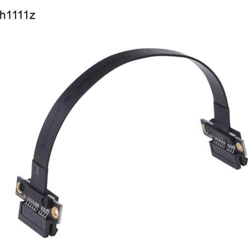 Add On Card PCIE Riser PCI Express Flex Relocate Cable PCI-E 1X to 1x Slot Riser Card Extender Extension Cable for Bitcoin Miner