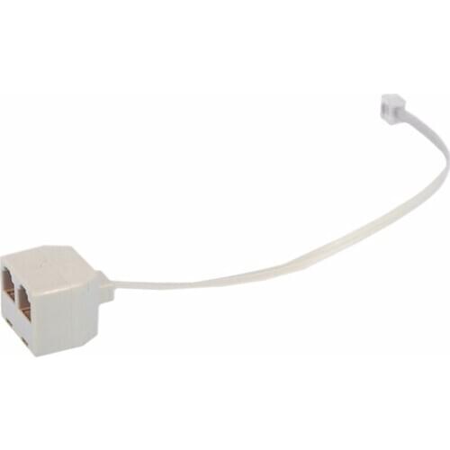 RJ11 6P4C Male to 6P4C Female 2 Way Telephone Jack Plug Splitter Phone Telephone Line Connector Adapter Converter drop shipping