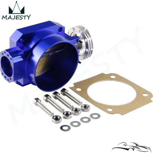 Universal 90MM-85MM Q45 Throttle Body Intake Manifold FOR RB25DET RB26DET RB20DT GTS black