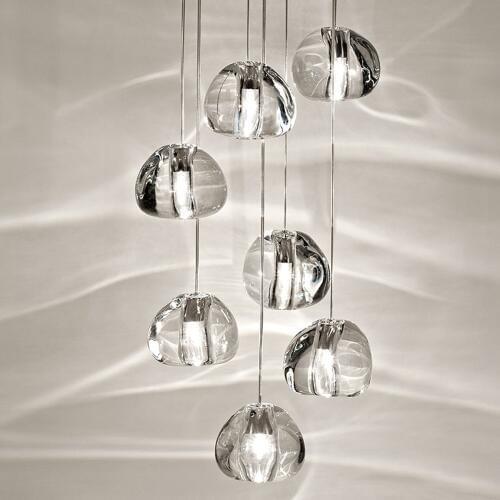 LONKOEY Crystal Pendant Lights
