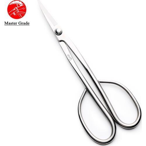 Master Grade 210 Mm Long Handle Forged Bonsai Scissors Made By 5Cr15MoV Alloy Steel From TianBonsai