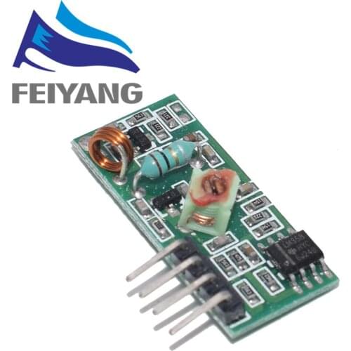 433 Mhz RF Transmitter and Receiver Module Link Kit for ARM/MCU WL DIY 315MHZ/433MHZ Wireless Remote Control for arduino Diy Kit