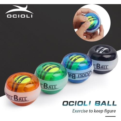 OCIOLI Force Gyroscope Ball Wrist Arm Muscle Force Power Exercise Strengthen Ball Trainer Hand Grips Large Fitness Equipment
