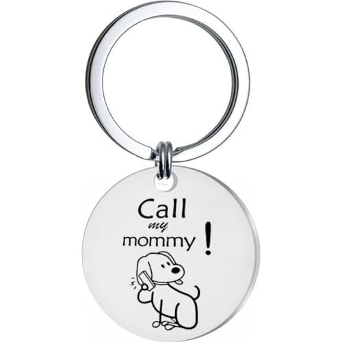 Oein Round Keychain Acrylic Solid Letter Custom Made Keyring Gift Handwork for Affection Gifts Keyring Mirror Polishing Llavero