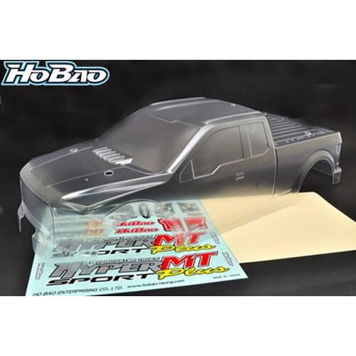 OFNA/HOBAO RACING OP-0125 MT PLUS CLEAR BODY FOR 1/8 HYPER MT/MT PLUS MONSTER TRUCK