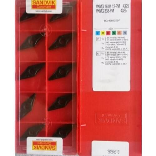 ORIGINAL 10PCS CARBIDE INSERT VNMG160412-PM4325