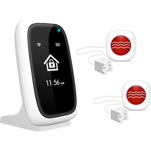 Tuya/ Smart Life / Seed Alarm Wifi Water Leak Sensor Alarm System flood Detector Support App Control