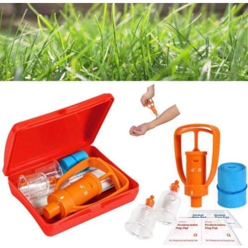 Outdoor Survivor Venom Extractor Kit Safe First Aid Kit Camping Safety Venom Protector Snake bees Bite Venom Extractor