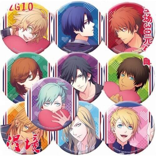 1pcs 58MM Animation Badge Uta No Prince Sama Ichinose Tokiya Ittoki Otoya Tsukimiya Ringo Anime Badge Brooch Pins Icons
