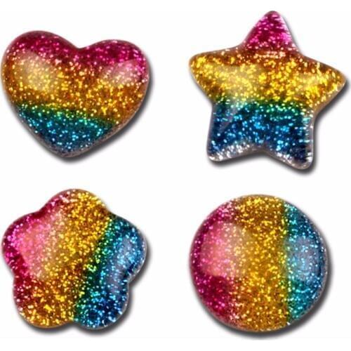 40/30Pcs Resin Bling Decoration Crafts Cute Kawaii Beads Flatback Cabochon Embellishments For Scrapbooking DIY Accessories