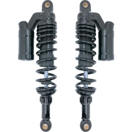 14.17" 1pair 350mm Motorcycle Air Shock Absorber Rear Suspension for HONDA SUZUKI Kawasaki Aprilia YMAHA black
