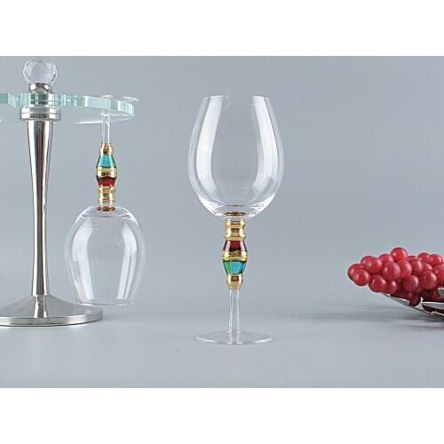 National Characteristics Indonesia Style Wine Glass Wedding Wine Goblet For Bride And Groom Fashion Home Decoration Drinkware