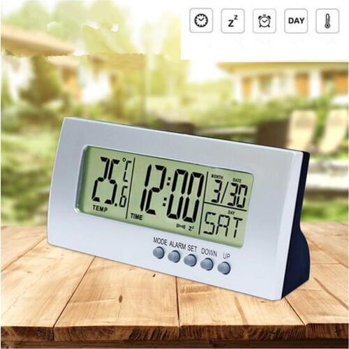 Alarm Clocks Temperature LEd Display Desktop modern design Digital Table Clocks