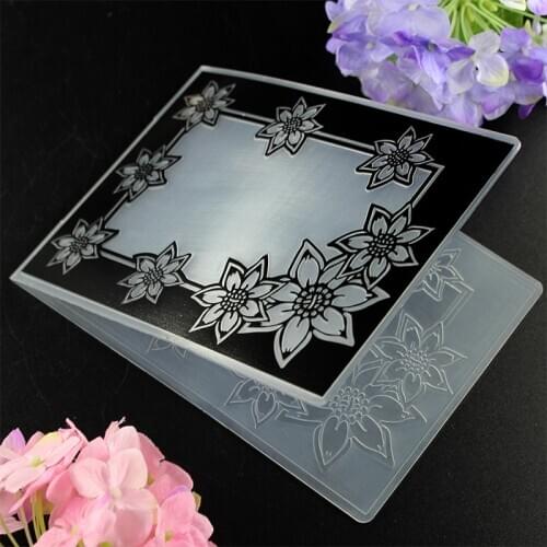 Flower New Plastic Embossing Folders for DIY Scrapbooking Paper Craft/Card Making Decoration Supplies P003