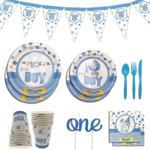 Boy Girl Baby Shower Decor Baby 2 1st 1 One Birthday Party Decor Elephant Boy Babyshower Reveal Gender Its A Boy Or Its A Girl