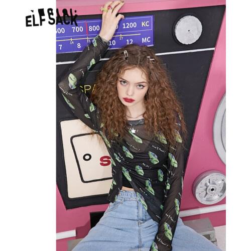 ELF SACK Women's Printed Shirts