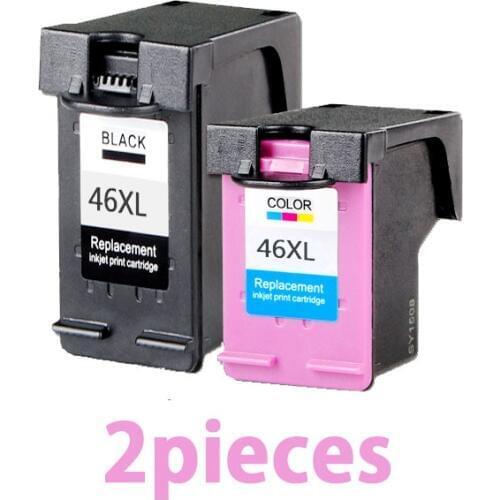 XiongCai Compatible Ink Cartridges For HP 46 XL 46XL For HP DeskJet 2020hc 2025hc 2520hc 2029 2529 4729 Ink Cartridges printers
